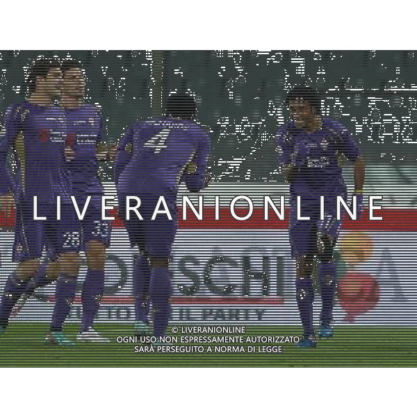 Coppa Italia TIM Cup 2014/2015 Ottavi di Finale Firenze - 21.01.2015 Fiorentina-Atalanta Nella Foto: esultanza dopo il gol di cuadrado /Ph.Vitez-Ag. Aldo Liverani