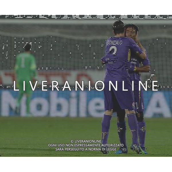 Coppa Italia TIM Cup 2014/2015 Ottavi di Finale Firenze - 21.01.2015 Fiorentina-Atalanta Nella Foto: esultanza dopo il gol di cuadrado /Ph.Vitez-Ag. Aldo Liverani