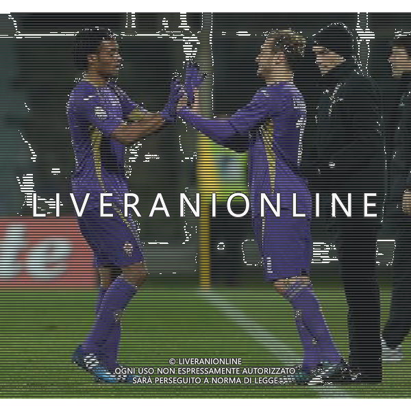 Coppa Italia TIM Cup 2014/2015 Ottavi di Finale Firenze - 21.01.2015 Fiorentina-Atalanta Nella Foto: sostitituzione di cuadrado con alessandro diamanti /Ph.Vitez-Ag. Aldo Liverani