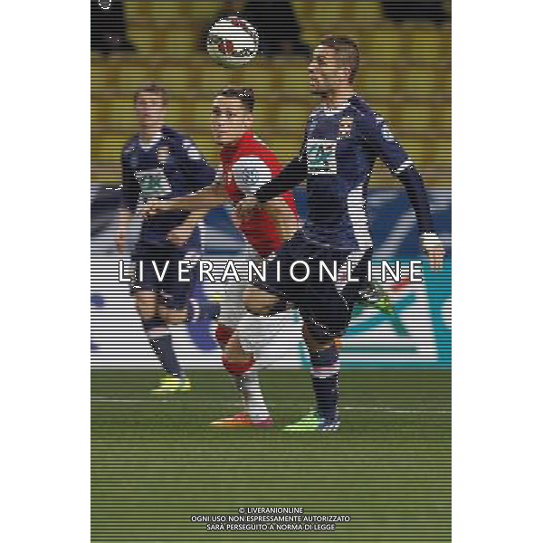 Lucas Ocampos / Cedric CAMBON - 21.01.2015 - Monaco / Evian Thonon - Coupe de France 2014/2015 Photo : Sebastien Nogier / Icon Sport AG ALDO LIVERANI SAS ONLY ITALY