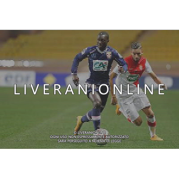 Yannick Ferreira Carrasco / Sabaly Youssouf - 21.01.2015 - Monaco / Evian Thonon - Coupe de France 2014/2015 Photo : Sebastien Nogier / Icon Sport AG ALDO LIVERANI SAS ONLY ITALY