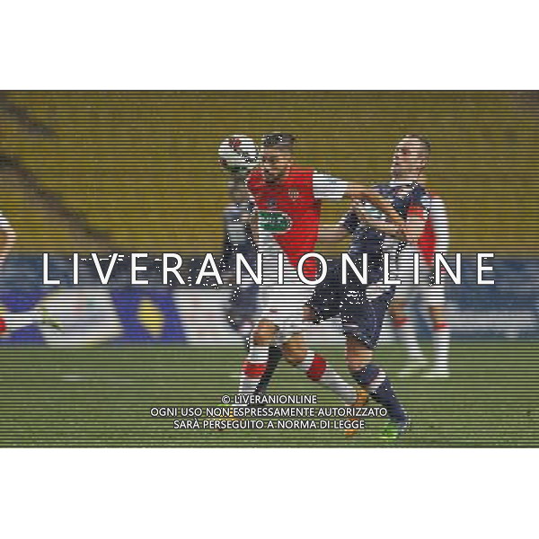 Yannick Ferreira Carrasco / Olivier Sorlin - 21.01.2015 - Monaco / Evian Thonon - Coupe de France 2014/2015 Photo : Sebastien Nogier / Icon Sport AG ALDO LIVERANI SAS ONLY ITALY