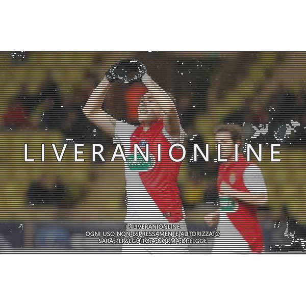 Joie Monaco - Lucas Ocampos - 21.01.2015 - Monaco / Evian Thonon - Coupe de France Photo : Sebastien Nogier / Icon Sport AG ALDO LIVERANI SAS ONLY ITALY