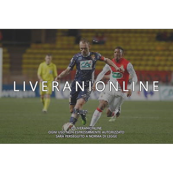Anthony Martial / Olivier Sorlin - 21.01.2015 - Monaco / Evian Thonon - Coupe de France Photo : Sebastien Nogier / Icon Sport AG ALDO LIVERANI SAS ONLY ITALY