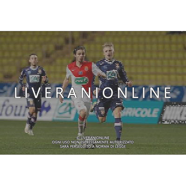 Bernardo Silva / Daniel Wass - 21.01.2015 - Monaco / Evian Thonon - Coupe de France Photo : Sebastien Nogier / Icon Sport AG ALDO LIVERANI SAS ONLY ITALY