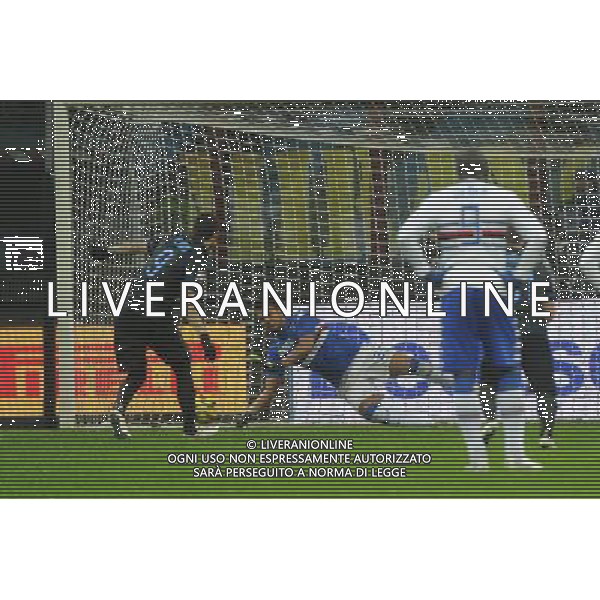 Inter vs Sampdoria Coppa Italia Tim Cup Ottavi di finale Stadio G.Meazza - San Siro Milano 21-01-2015 nella foto Romero para il rigore tirato da mauro Icardi ©Garavaglia/AGENZIA ALDO LIVERANI SAS