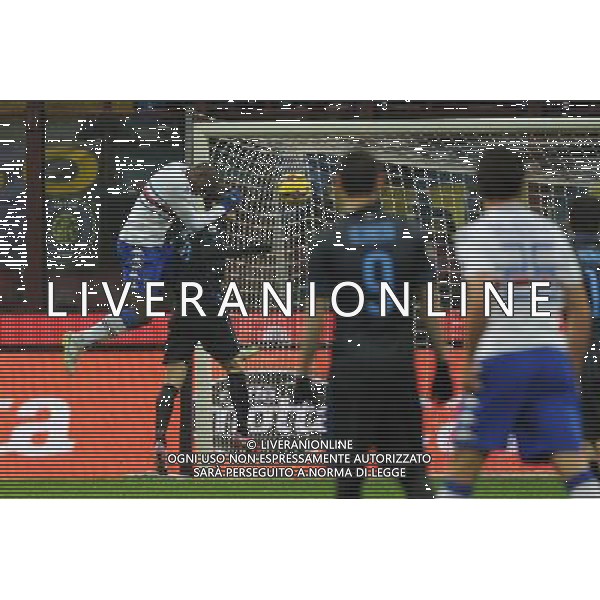 Inter vs Sampdoria Coppa Italia Tim Cup Ottavi di finale Stadio G.Meazza - San Siro Milano 21-01-2015 nella foto occasione di Okaka ©Garavaglia/AGENZIA ALDO LIVERANI SAS