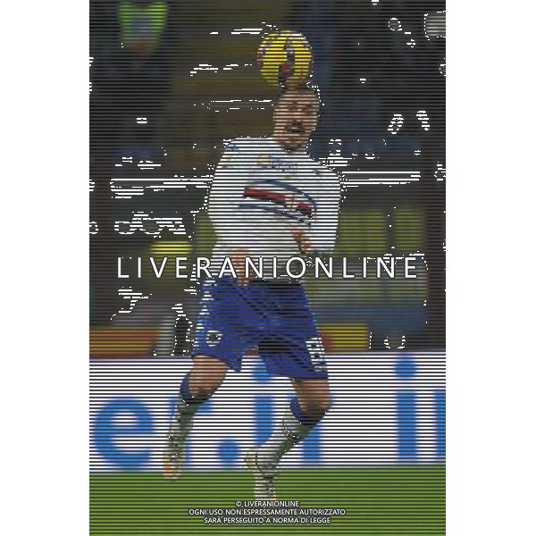 Milano 21-01-2014 TIM Cup - Coppa Italia ottavi di finale Stadio Giuseppe Meazza - San Siro Inter vs Sampdoria nella foto Fabrizio Cacciatore (Sampdoria) foto Roberto Garavaglia - ag. Aldo Liverani sas