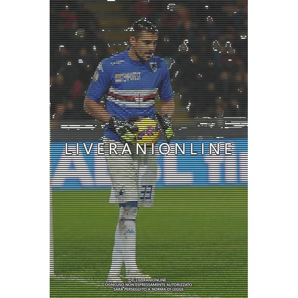 Milano 21-01-2014 TIM Cup - Coppa Italia ottavi di finale Stadio Giuseppe Meazza - San Siro Inter vs Sampdoria nella foto Sergio Romero (Sampdoria) foto Roberto Garavaglia - ag. Aldo Liverani sas