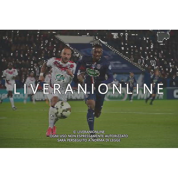 Jean Christophe BAHEBECK / Julien FAUBERT - 21.01.2015 - Paris Saint Germain / Bordeaux - Coupe de France Photo : Dave Winter / Icon Sport AG ALDO LIVERANI SAS ONLY ITALY