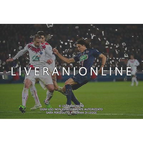 Edinson CAVANI / Nicolas PALLOIS - 21.01.2015 - Paris Saint Germain / Bordeaux - Coupe de France Photo : Dave Winter / Icon Sport AG ALDO LIVERANI SAS ONLY ITALY