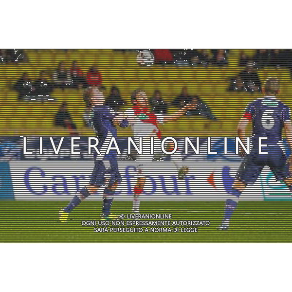 Bernardo Silva / Jesper Juelsgaard - 21.01.2015 - Monaco / Evian Thonon - Coupe de France 2014/2015 Photo : Sebastien Nogier / Icon Sport AG ALDO LIVERANI SAS ONLY ITALY