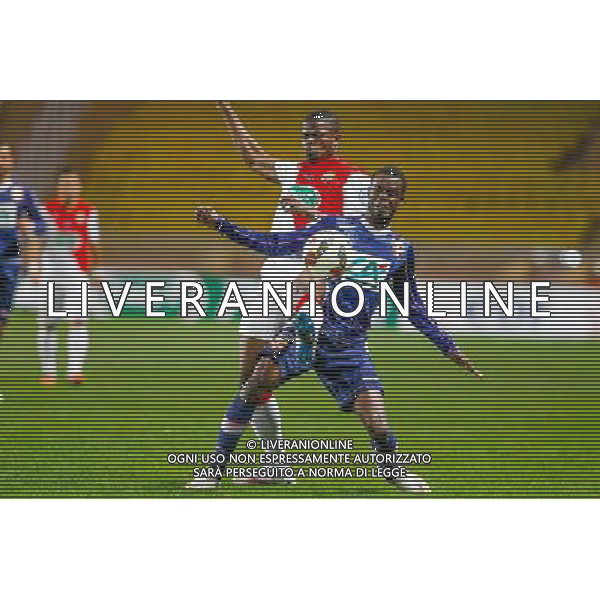 Echiejile Elderson / Modou Sougou - 21.01.2015 - Monaco / Evian Thonon - Coupe de France 2014/2015 Photo : Sebastien Nogier / Icon Sport AG ALDO LIVERANI SAS ONLY ITALY