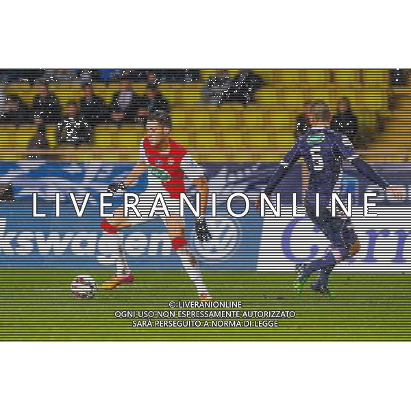 Lucas Ocampos - 21.01.2015 - Monaco / Evian Thonon - Coupe de France 2014/2015 Photo : Sebastien Nogier / Icon Sport AG ALDO LIVERANI SAS ONLY ITALY