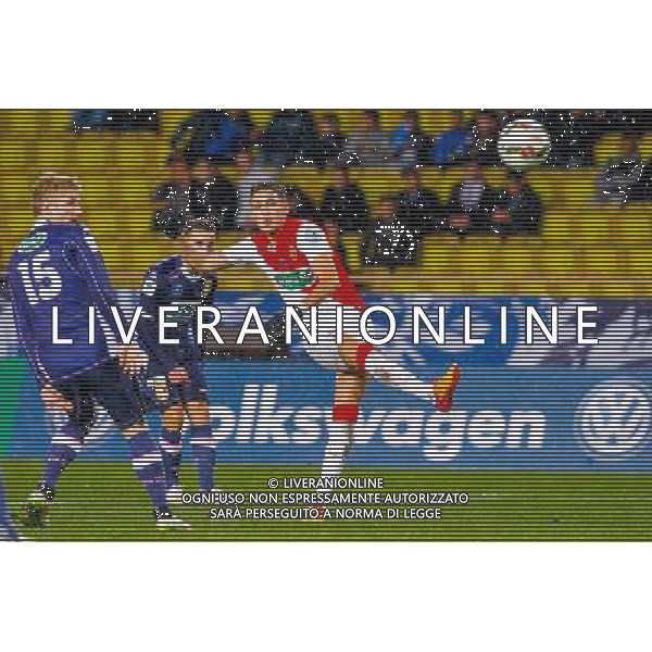 Lucas Ocampos - 21.01.2015 - Monaco / Evian Thonon - Coupe de France 2014/2015 Photo : Sebastien Nogier / Icon Sport AG ALDO LIVERANI SAS ONLY ITALY