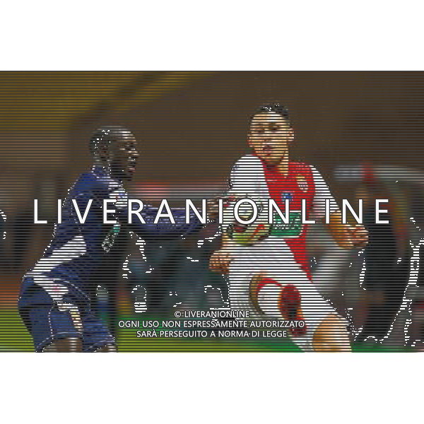 Lucas Ocampos / Sabaly Youssouf - 21.01.2015 - Monaco / Evian Thonon - Coupe de France 2014/2015 Photo : Sebastien Nogier / Icon Sport AG ALDO LIVERANI SAS ONLY ITALY