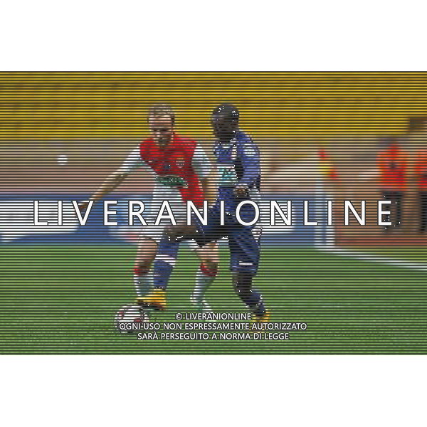 Valere Germain / Sabaly Youssouf - 21.01.2015 - Monaco / Evian Thonon - Coupe de France 2014/2015 Photo : Sebastien Nogier / Icon Sport AG ALDO LIVERANI SAS ONLY ITALY