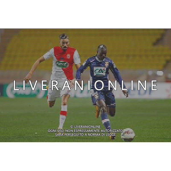 Yannick Ferreira Carrasco / Sabaly Youssouf - 21.01.2015 - Monaco / Evian Thonon - Coupe de France 2014/2015 Photo : Sebastien Nogier / Icon Sport AG ALDO LIVERANI SAS ONLY ITALY