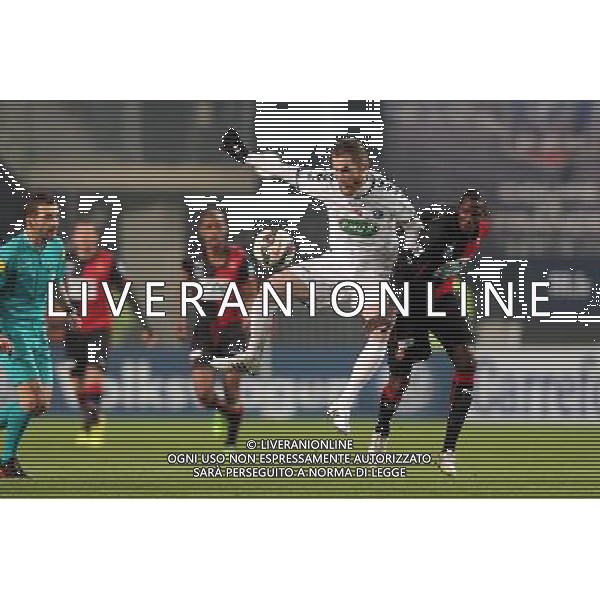 Antoine DEVAUX / Abdoulaye DOUCOURE - 22.01.2015 - Rennes / Reims - 1/16Finale Coupe de France- Photo : Vincent Michel / Icon Sport *** Local Caption *** AG ALDO LIVERANI SAS ONLY ITALY *** Local Caption *** AG ALDO LIVERANI SAS ONLY ITALY