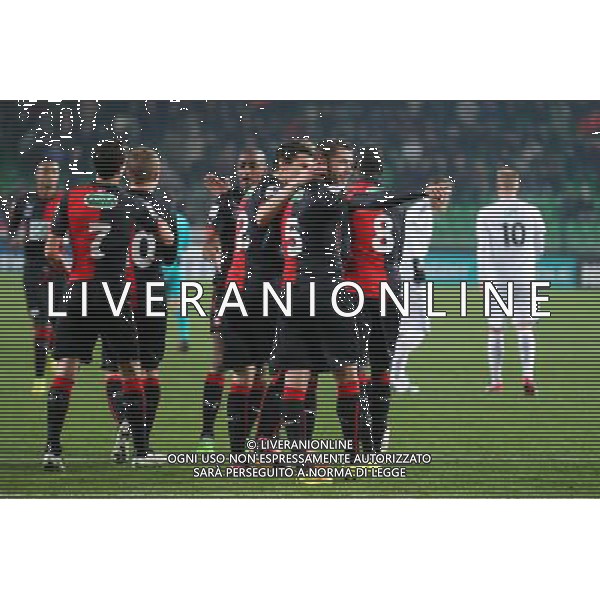 Joie Sylvain ARMAND - 22.01.2015 - Rennes / Reims - 1/16Finale Coupe de France- Photo : Vincent Michel / Icon Sport *** Local Caption *** AG ALDO LIVERANI SAS ONLY ITALY *** Local Caption *** AG ALDO LIVERANI SAS ONLY ITALY