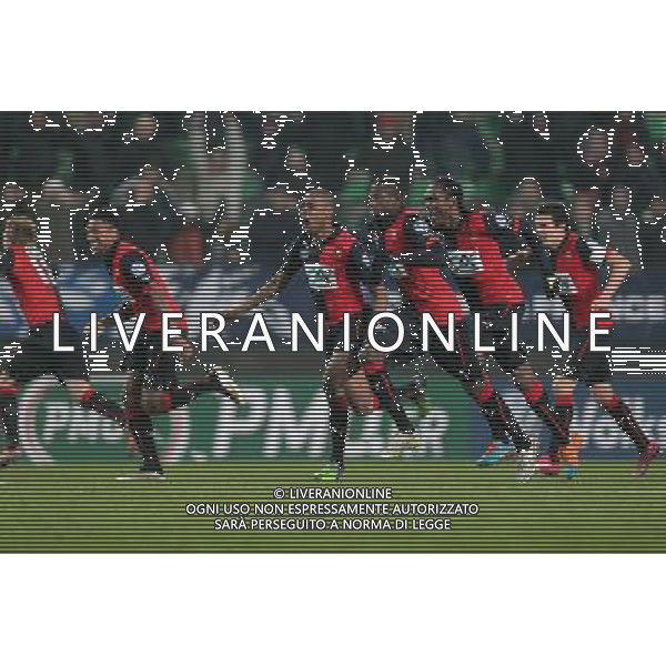 Joie Rennes - 22.01.2015 - Rennes / Reims - 1/16Finale Coupe de France- Photo : Vincent Michel / Icon Sport *** Local Caption *** AG ALDO LIVERANI SAS ONLY ITALY *** Local Caption *** AG ALDO LIVERANI SAS ONLY ITALY