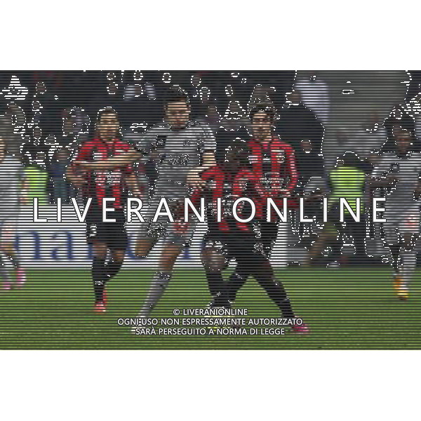 Florian THAUVIN / Nampalys MENDY - 23.01.2015 - Nice / Marseille - 22eme journee de Ligue 1 Photo : Jean Christophe Magnenet / Icon Sport AG ALDO LIVERANI SAS ONLY ITALY