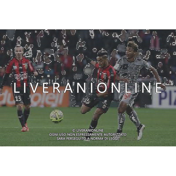 Jordan AMAVI / Mario LEMINA - 23.01.2015 - Nice / Marseille - 22eme journee de Ligue 1 Photo : Jean Christophe Magnenet / Icon Sport AG ALDO LIVERANI SAS ONLY ITALY