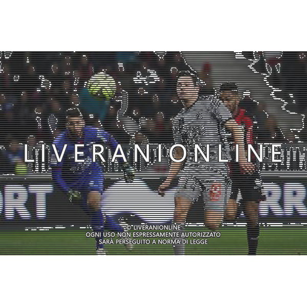 Mouez HASSEN / Florian THAUVIN / Jordan AMAVI - 23.01.2015 - Nice / Marseille - 22eme journee de Ligue 1 Photo : Jean Christophe Magnenet / Icon Sport AG ALDO LIVERANI SAS ONLY ITALY