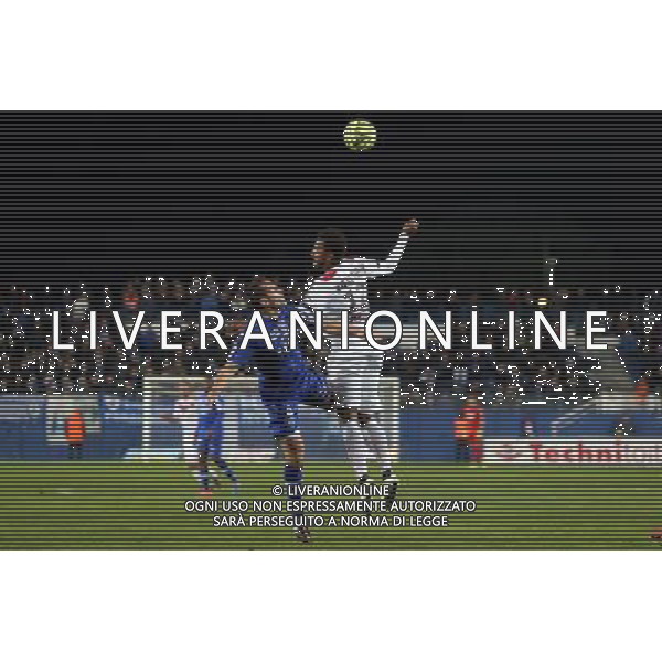 Florian MARANGE / Isaac Kiese THELIN - 24.01.2015 - Bastia / Bordeaux - 22eme journee de Ligue1 Photo : Michel Maestracci / Icon Sport *** Local Caption *** AG ALDO LIVERANI SAS ONLY ITALY *** Local Caption *** AG ALDO LIVERANI SAS ONLY ITALY