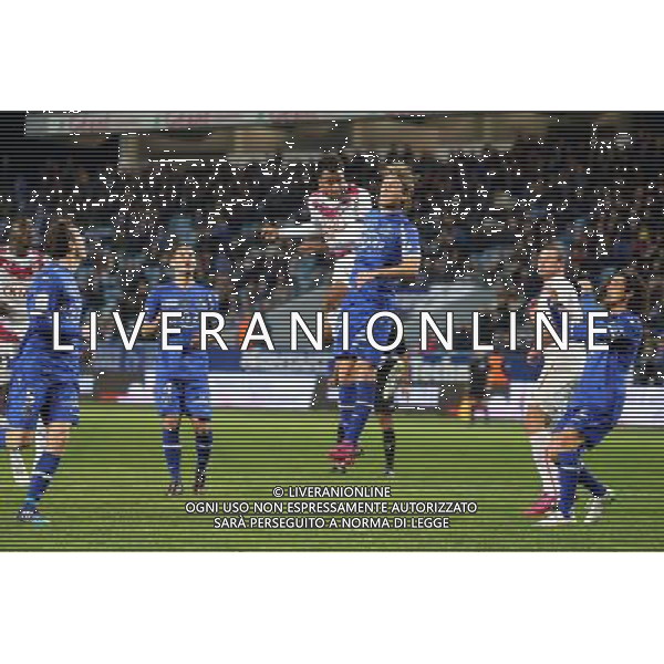 Guillaume GILLET / Isaac Kiese THELIN - 24.01.2015 - Bastia / Bordeaux - 22eme journee de Ligue1 Photo : Michel Maestracci / Icon Sport AG ALDO LIVERANI SAS ONLY ITALY *** Local Caption ***