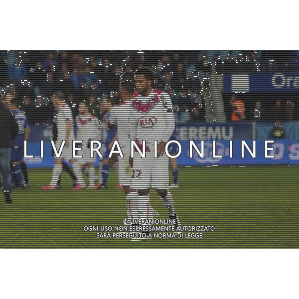 Isaac Kiese THELIN - 24.01.2015 - Bastia / Bordeaux - 22eme journee de Ligue1 Photo : Michel Maestracci / Icon Sport *** Local Caption *** AG ALDO LIVERANI SAS ONLY ITALY *** Local Caption *** AG ALDO LIVERANI SAS ONLY ITALY