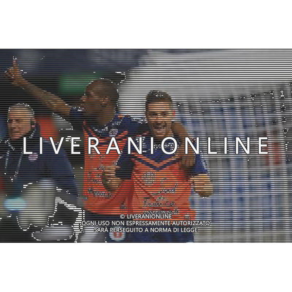joie Anthony MOUNIER - 24.01.2015 - Montpellier / Nantes - 22eme journee de Ligue1 Photo : Nicolas Guyonnet / Icon Sport AG ALDO LIVERANI SAS ONLY ITALY