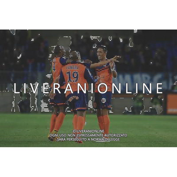 joie Lucas BARRIOS - 24.01.2015 - Montpellier / Nantes - 22eme journee de Ligue1 Photo : Nicolas Guyonnet / Icon Sport AG ALDO LIVERANI SAS ONLY ITALY