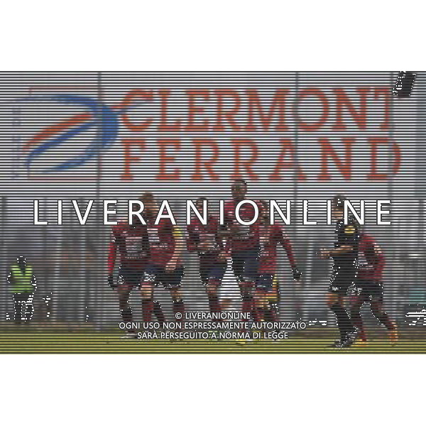 JOIE DE Cedric AVINEL- 24.01.2015 - Clermont / Chateauroux - 21eme journee de Ligue2 Photo : Jean Paul Thomas / Icon Sport AG ALDO LIVERANI SAS ONLY ITALY *** Local Caption ***