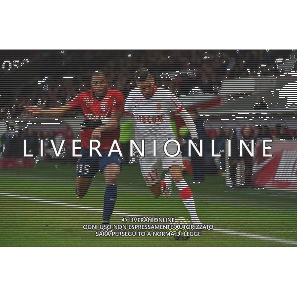 Yannick FERREIRA CARRASCO / Djibril SIDIBE - 24.01.2015 - Lille / Monaco - 22eme journee de Ligue1 Photo : Dave Winter / Icon Sport AG ALDO LIVERANI SAS ONLY ITALY