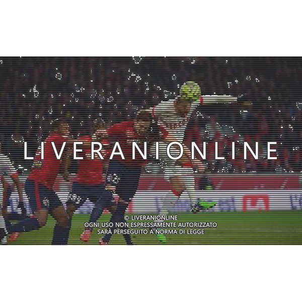 Dimitar BERBATOV / Nolan ROUX - 24.01.2015 - Lille / Monaco - 22eme journee de Ligue1 Photo : Dave Winter / Icon Sport AG ALDO LIVERANI SAS ONLY ITALY