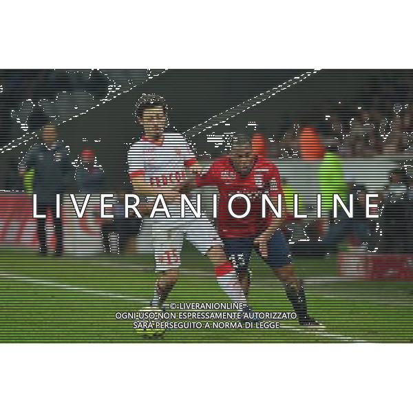 Bernardo SILVA / Djibril SIDIBE - 24.01.2015 - Lille / Monaco - 22eme journee de Ligue1 Photo : Dave Winter / Icon Sport AG ALDO LIVERANI SAS ONLY ITALY