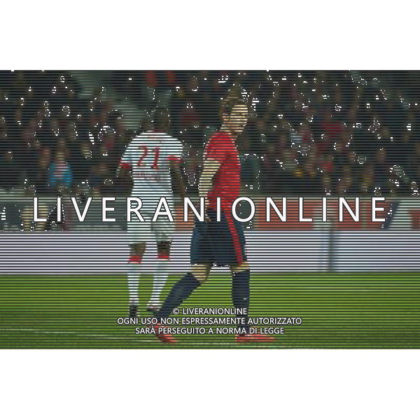 Deception Nolan ROUX - 24.01.2015 - Lille / Monaco - 22eme journee de Ligue1 Photo : Dave Winter / Icon Sport AG ALDO LIVERANI SAS ONLY ITALY