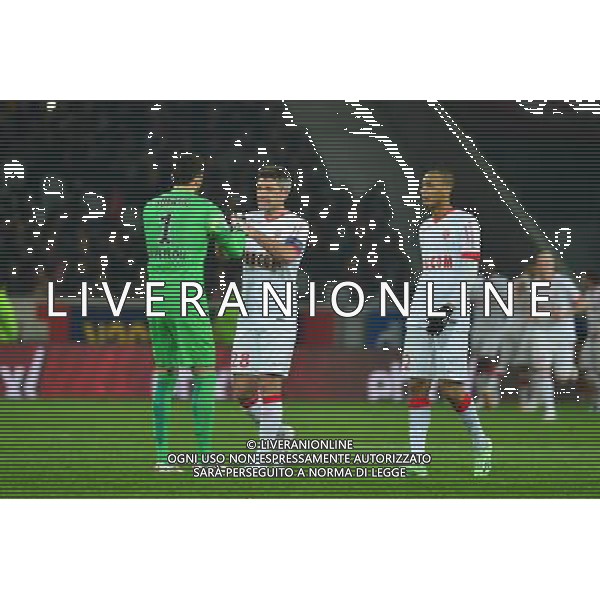 Joie Monaco / Danijel SUBASIC / Jeremy TOULALAN / FABINHO - 24.01.2015 - Lille / Monaco - 22eme journee de Ligue1 Photo : Dave Winter / Icon Sport AG ALDO LIVERANI SAS ONLY ITALY