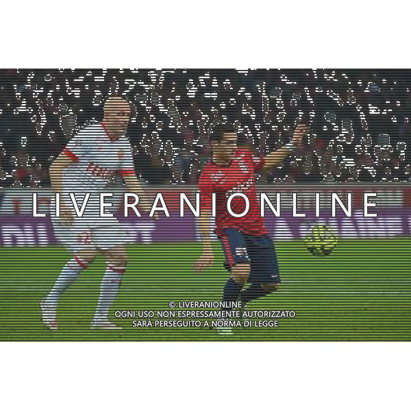 Marco LOPES / Andrea RAGGI - 24.01.2015 - Lille / Monaco - 22eme journee de Ligue1 Photo : Dave Winter / Icon Sport AG ALDO LIVERANI SAS ONLY ITALY