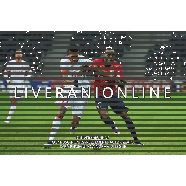 Wallace / Kevin KOUBEMBA - 24.01.2015 - Lille / Monaco - 22eme journee de Ligue1 Photo : Dave Winter / Icon Sport AG ALDO LIVERANI SAS ONLY ITALY