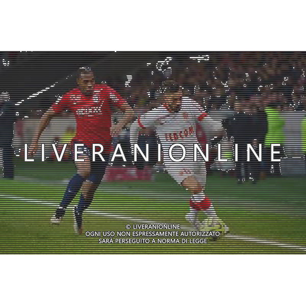 Yannick FERREIRA CARRASCO / Djibril SIDIBE - 24.01.2015 - Lille / Monaco - 22eme journee de Ligue1 Photo : Dave Winter / Icon Sport AG ALDO LIVERANI SAS ONLY ITALY