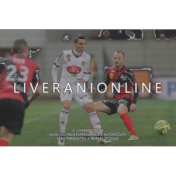 Gianni BRUNO / Lars JACOBSEN - 24.01.2015 - Guingamp / Lorient - 22eme journee de Ligue1 Photo : Vincent Michel / Icon Sport AG ALDO LIVERANI SAS ONLY ITALY