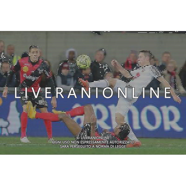 Raphael GUERREIRO / Jeremy SORBON - 24.01.2015 - Guingamp / Lorient - 22eme journee de Ligue1 Photo : Vincent Michel / Icon Sport AG ALDO LIVERANI SAS ONLY ITALY