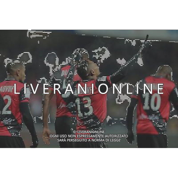 JOIE GUINGAMP / Christophe MANDANNE - 24.01.2015 - Guingamp / Lorient - 22eme journee de Ligue1 Photo : Vincent Michel / Icon Sport *** Local Caption *** AG ALDO LIVERANI SAS ONLY ITALY *** Local Caption *** AG ALDO LIVERANI SAS ONLY ITALY