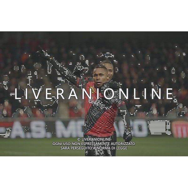 JOIE GUINGAMP / Christophe MANDANNE - 24.01.2015 - Guingamp / Lorient - 22eme journee de Ligue1 Photo : Vincent Michel / Icon Sport *** Local Caption *** AG ALDO LIVERANI SAS ONLY ITALY *** Local Caption *** AG ALDO LIVERANI SAS ONLY ITALY