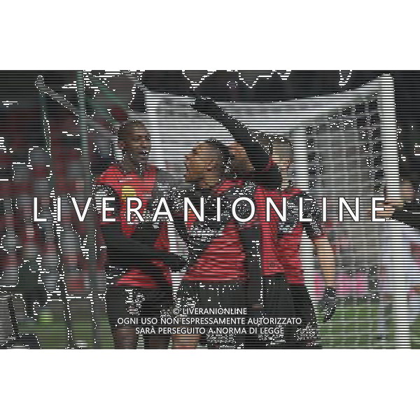 JOIE GUINGAMP / Christophe MANDANNE / Claudio BEAUVUE / Younousse SANKHARE - 24.01.2015 - Guingamp / Lorient - 22eme journee de Ligue1 Photo : Vincent Michel / Icon Sport AG ALDO LIVERANI SAS ONLY ITALY *** Local Caption ***