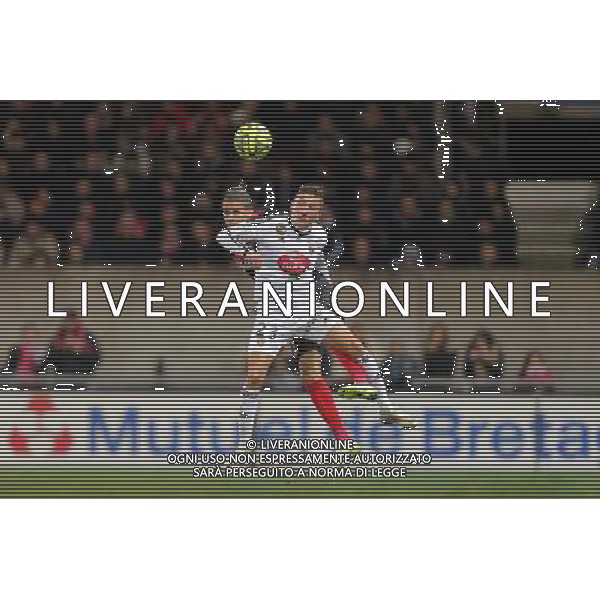 Mathias AUTRET - 24.01.2015 - Guingamp / Lorient - 22eme journee de Ligue1 Photo : Vincent Michel / Icon Sport AG ALDO LIVERANI SAS ONLY ITALY *** Local Caption ***