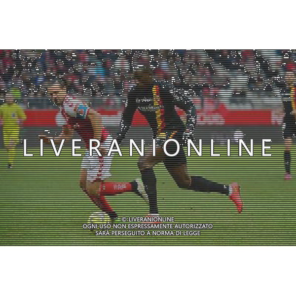 Adamo COULIBALY / Mickael TACALFRED - 25.01.2015 - Reims / Lens - 22eme journee de Ligue1 Photo : Dave Winter / Icon Sport /Agenzia Aldo Liverani sas - ITALY ONLY - EDITORIAL USE ONLY