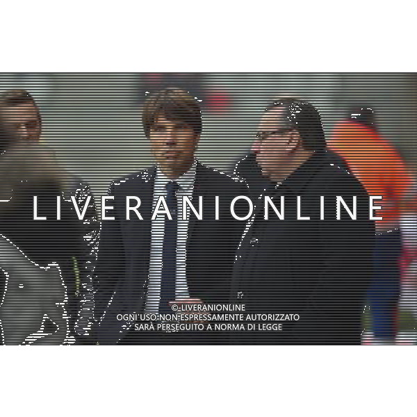 Jean Luc VASSEUR / Jean Pierre CAILLOT - 25.01.2015 - Reims / Lens - 22eme journee de Ligue1 Photo : Dave Winter / Icon Sport /Agenzia Aldo Liverani sas - ITALY ONLY - EDITORIAL USE ONLY